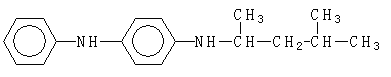 6PPD(4020) антиоксиданта Структурная формула