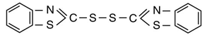 Tiazoles--Acelerante MBTS(DM) Estructura