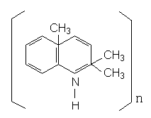 橡胶防老剂RD(TMQ)结构式