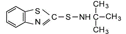 促进剂TBBS结构式